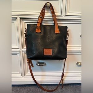Dooney & Bourke Black Pebbled Leather Bag